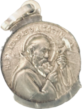 MEDAILLE BRUDER KONRAD/ ALTÖTTINGER MADONNA 925 silber